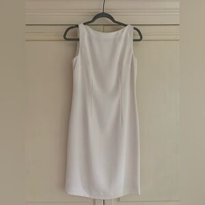Yansi Fugel White Sleeveless Dress